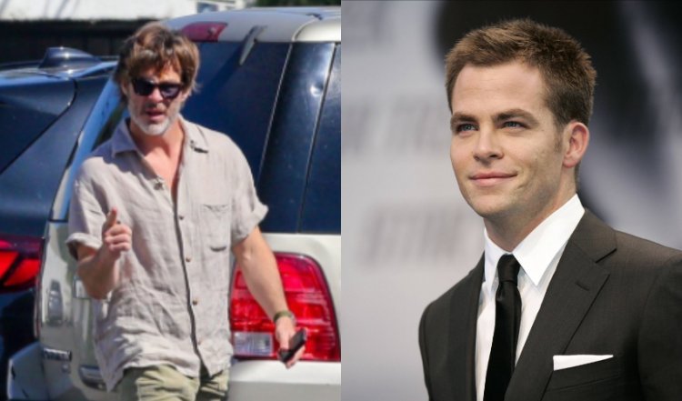 Chris Pine used to be a handsome heartthrob, and due to his gray beard and messy hair,  he lost that title