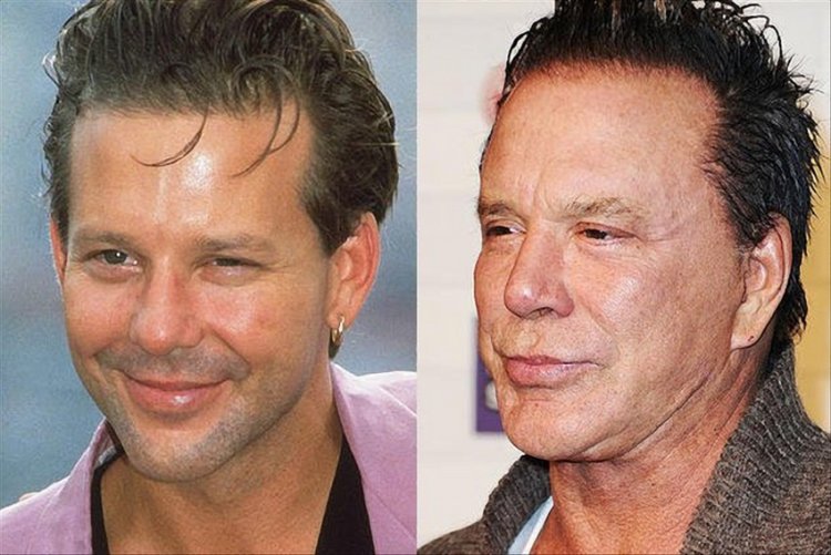 Once celebrated as a Hollywood sex symbol, Mickey Rourke is now a symbol of Hollywood self-destruction