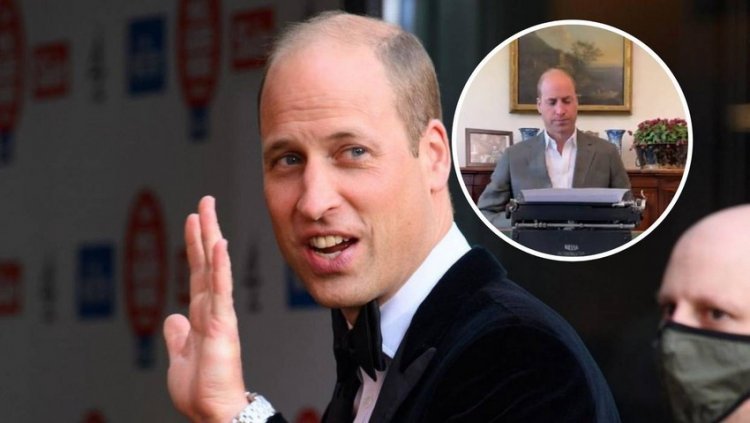Prince William wrote a book on a typewriter and found himself the target of Twitter users: 'This hurts me'