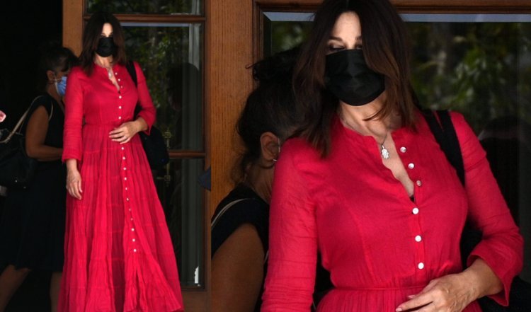 Monica Bellucci in a fire-red dress takes your breath away: The actress looks enchanting and doesn't try to appear younger!