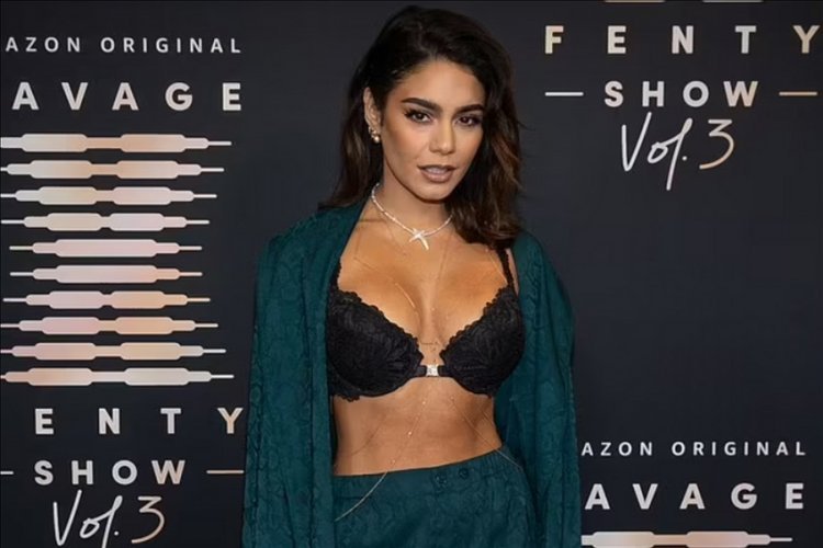 Vanessa Hudgens showed off a sexy bra under an unbuttoned blouse, it is clear why the stunning actress was the main star of this event