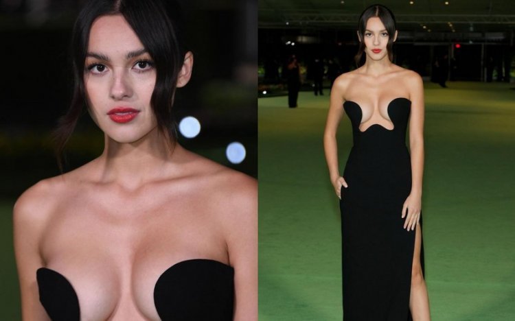 Olivia Rodriguez appeared with a cleavage that we have not seen on her more experienced colleagues, and this dress is hard to describe in words!