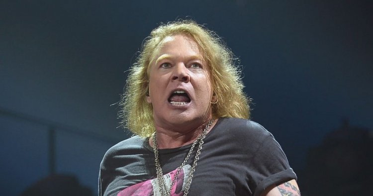 Guns N' Roses have released a new song but we still can't take our eyes off Axl Rose's new face