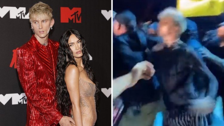 Megan Fox's boyfriend MGK got angry at the concert and punched a fan