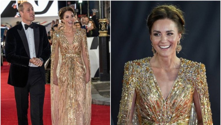 Kate shone in a gold dress of almost $ 4,000: We can't take our eyes off her
