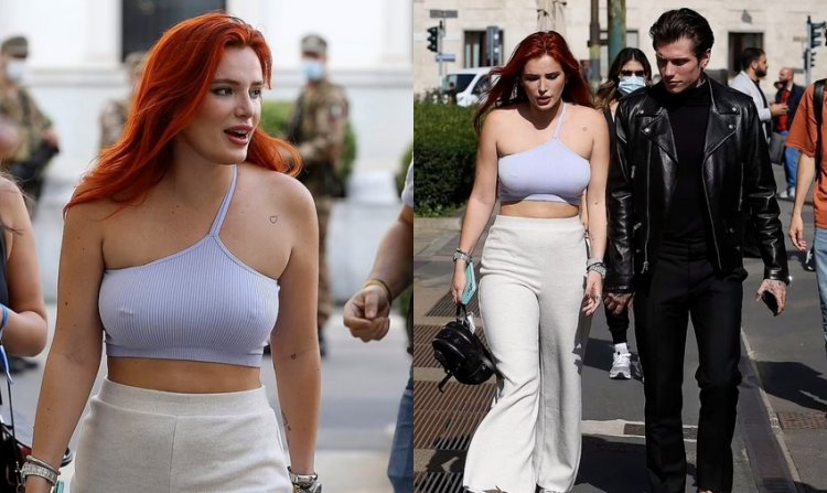 It was impossible not to notice this small detail on Bella Thorne