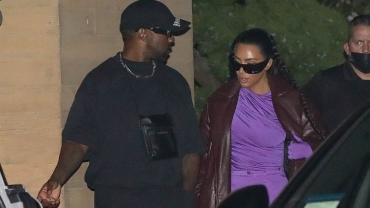 KIM AND KANYE CAUGHT TOGETHER AT DINNER: They lied to the public all this the time ?!