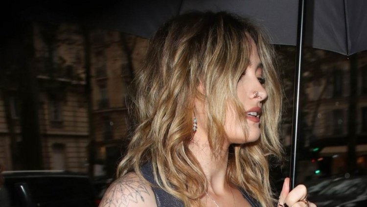 Paris Jackson photographed in a see through skirt!