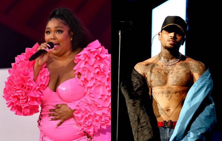 Lizzo begged Chris Brown for a selfie: 'You like that bully ?!'