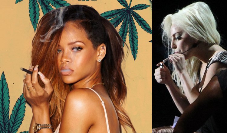 These are celebrities that do not hide their love for pot/ Lady Gaga: "I smoked 15 joints a day"