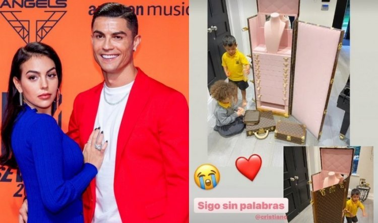Georgina Rodriguez boasted of Cristiano Ronaldo's precious gift