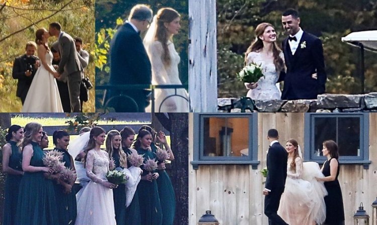 Bill and Melinda Gates buried the hatchet and took their daughter to the altar together, see the first photos from the expensive wedding