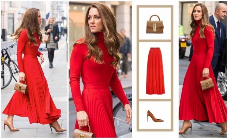 Duchess Kate Middleton delights again with her flawless (fiery!) outfit! She replaced the royal jewels with a detail from Asos…
