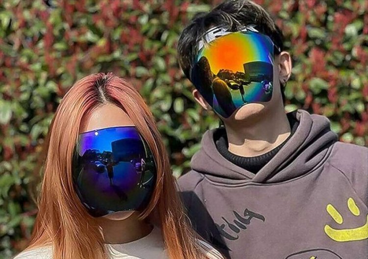 The Japanese brand invented glasses that cover the whole face