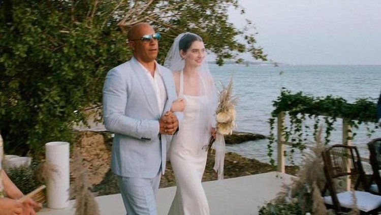 Vin Diesel took the daughter of his late friend Paul to the altar