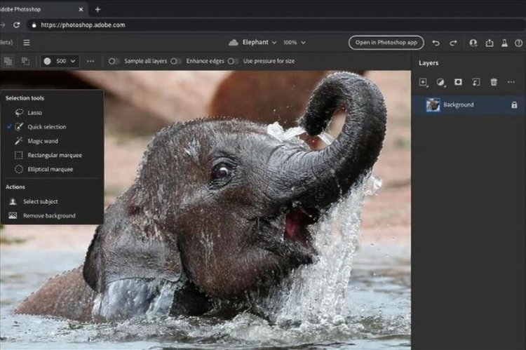 Adobe offers simplified Photoshop on the web