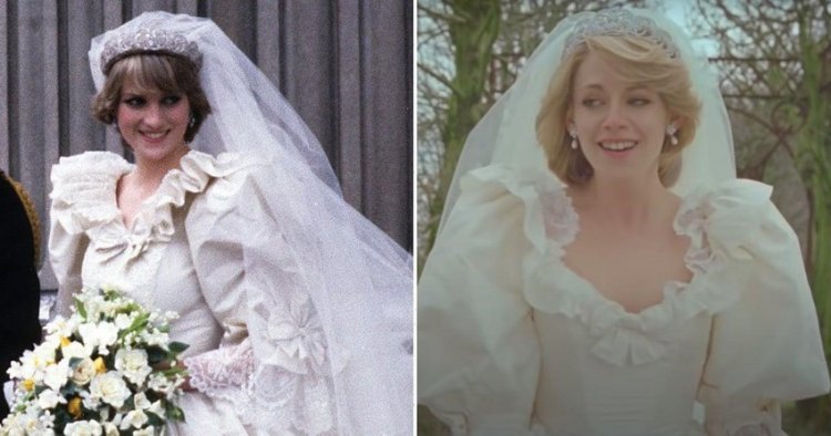 Kristen Stewart admitted it was 'spooky' to wear replica of Princess Diana’s wedding dress