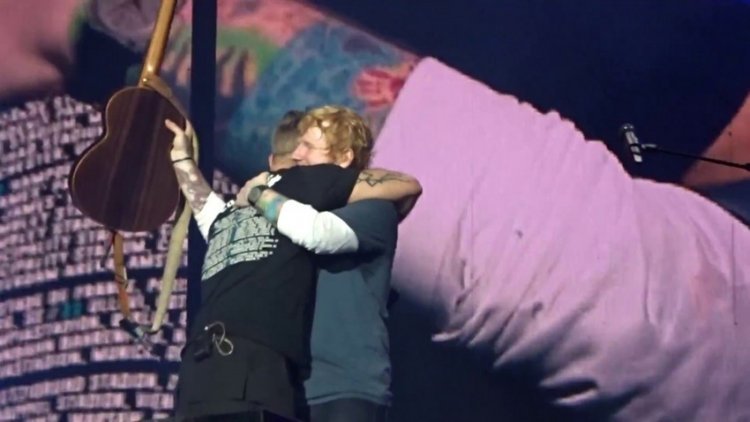 Ed Sheeran claims Robbie Williams helped him change his life around