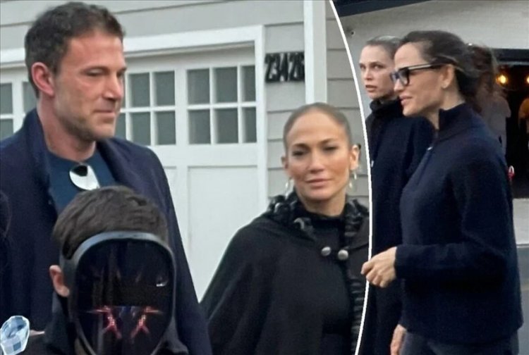 Jittery smile on Jennifer Lopez's face during a meeting with Ben's ex-wife