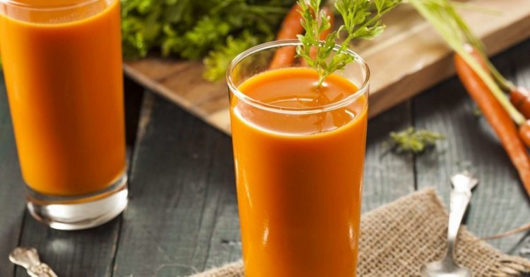 Freshly squeezed carrot juice - Medicine for everything in just one glass a day