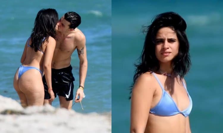 The expression on Camila Cabello's face says it's not clear to her why the paparazzi hunt her so much, but that hasn't stopped her from kissing her famous boyfriend