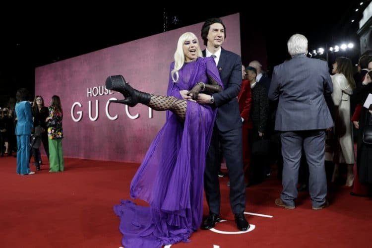 Lady Gaga's fashion moments were not lacking at the "House of Gucci" premiere