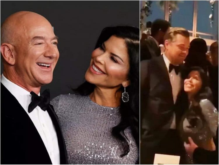 Jeff Bezos' girlfriend flirting with Leo DiCaprio is a hit!