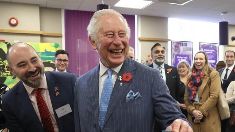 Prince Charles hadn't laughed like this for a long time!