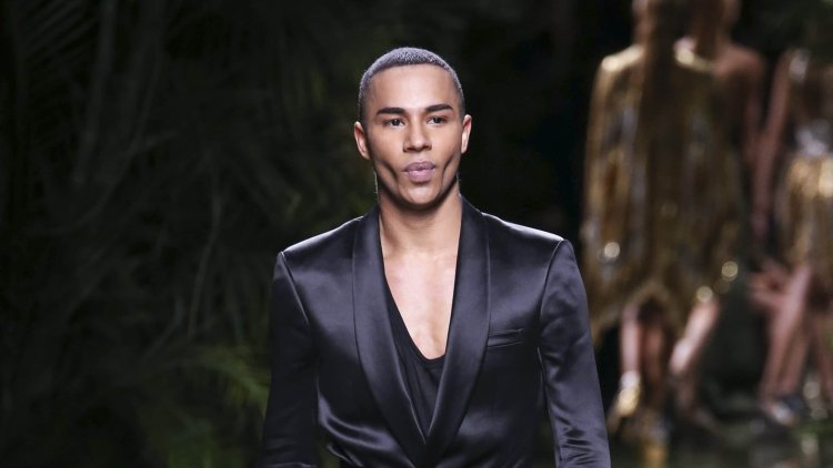 Olivier Rousteing appeared at Fashion Week