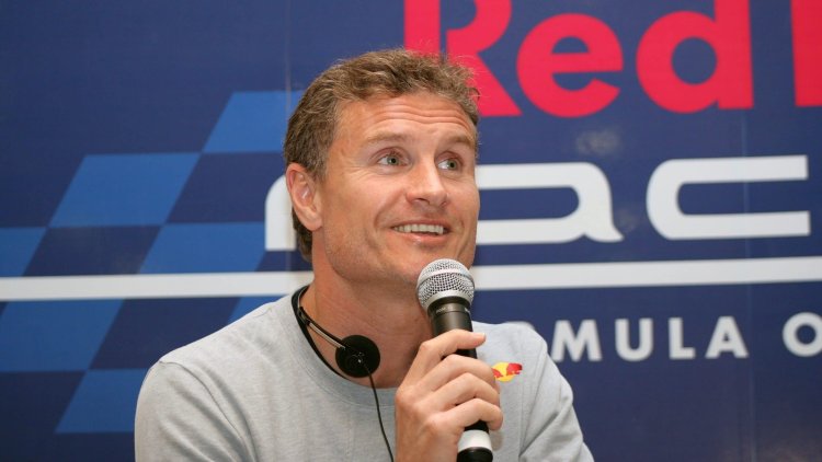 David Coulthard is seen with his new girlfriend
