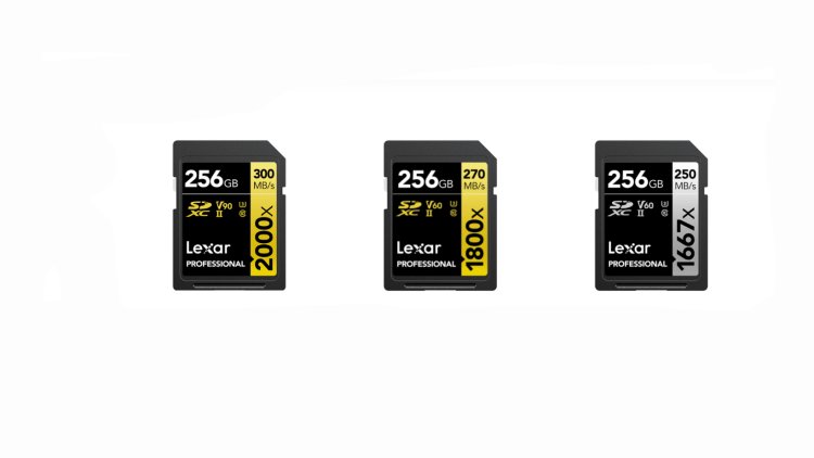 Lexar introduces SD cards for photography