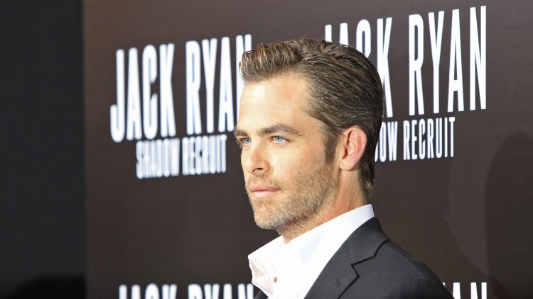 Chris Pine surprised with his neglected beard