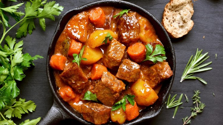 Delicious and fragrant beef stew