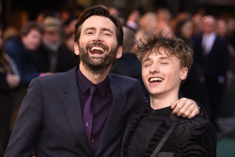 Georgia Tennant shares rare photo of son Ty