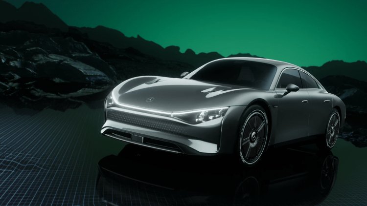 Mercedes concept model Vision EQXX