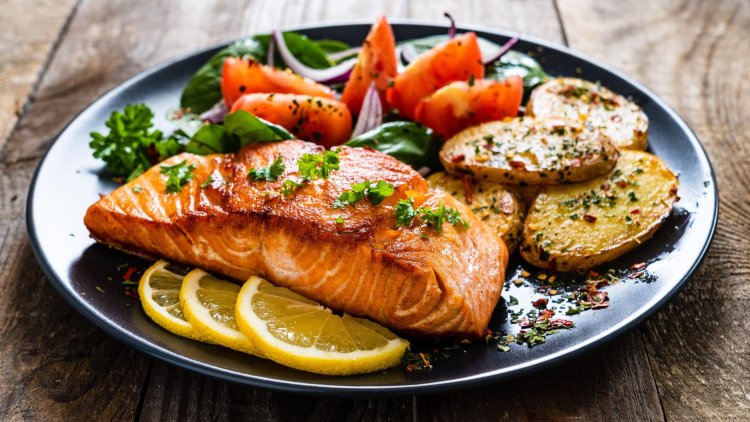 An amazing dish with salmon and potatoes!