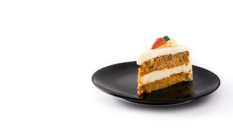 An amazing cake with carrot and orange