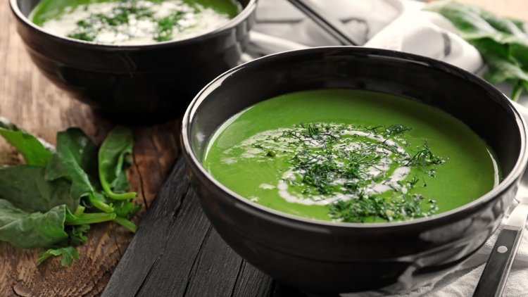 New recipe: Simple spinach soup!