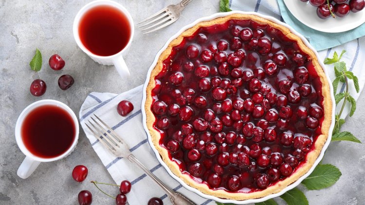 Recipe of the day: Pie with caramelized cherries