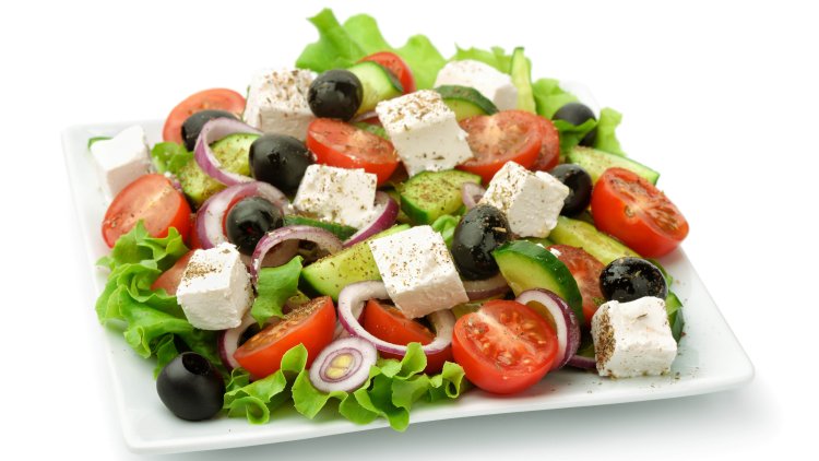Greek salad-perfect refreshment!
