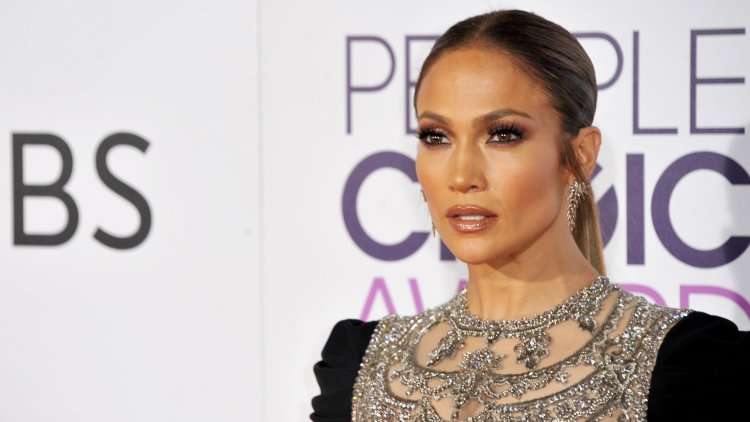 Jennifer Lopez wears Sheer Dress to 'Halftime' Premiere