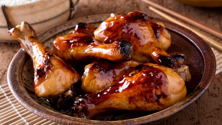 Tasty soy sauce chicken drumsticks