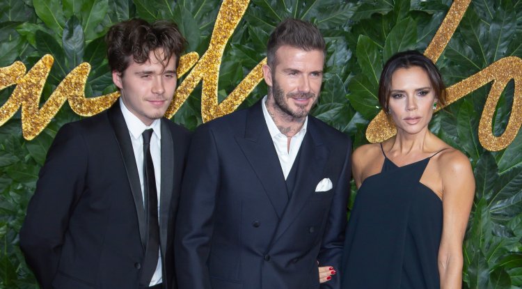 Beckham's son got naked on the yacht