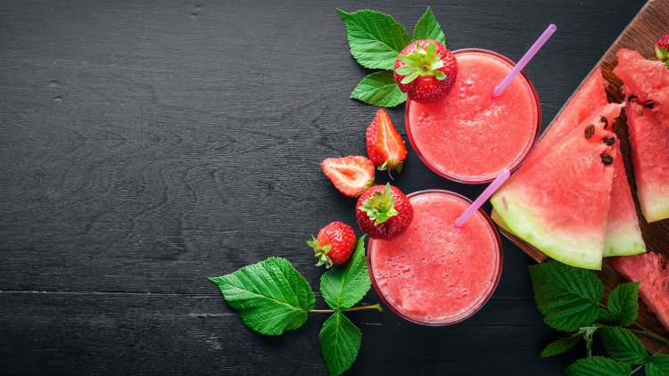 Creamy and rich watermelon smoothie recipe