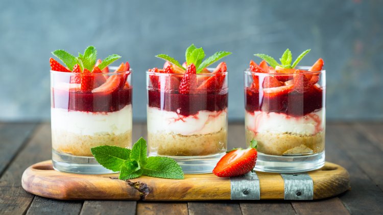Delicious: Cheesecake in a glass!