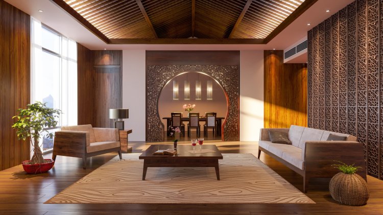 A beautiful Asian style in interior design