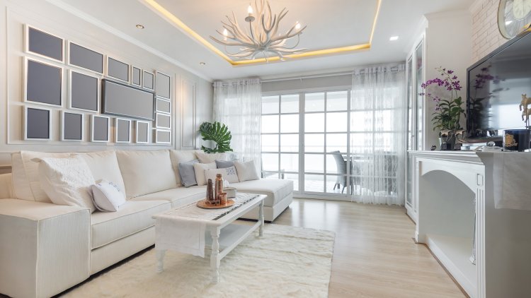 Timeless and classy white interior