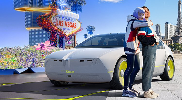 BMW's iX concept can change color among 32 different ones