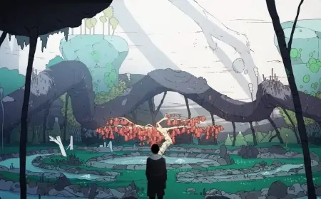 One of the most beautiful animated series of the year: ,,Scavengers Reign“