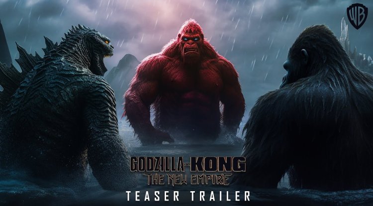 The trailer for the movie "Godzilla x Kong: The New Empire" is out!